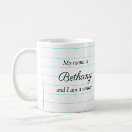 Ich bin ein Schriftsteller Motivierend Gedicht Per Kaffeetasse