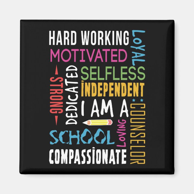 Ich bin ein Schulberater Magnet (Vorne)