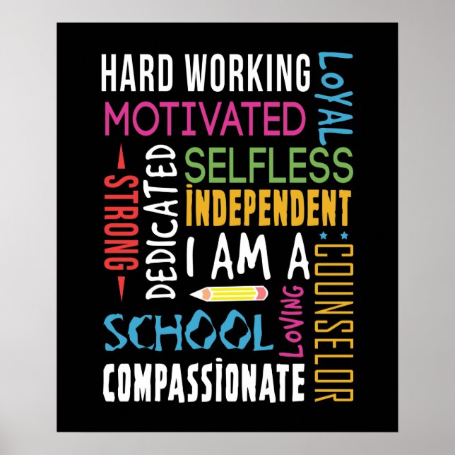 Ich bin ein Schulberater Poster (Vorne)