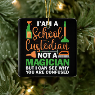 Ich bin ein Schulverwalter und kein Magier Keramikornament