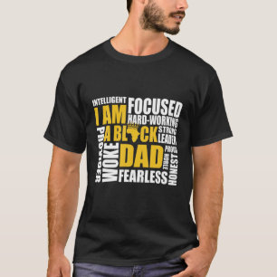 Ich bin ein schwarzer Vater Afrikanischer Vater Sc T-Shirt