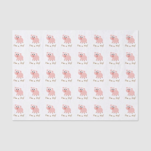 Ich bin ein Schwein Seidenpapier (Vorderseite)