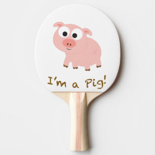Ich bin ein Schwein Tischtennis Schläger