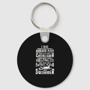 Ich bin ein Schwimmer Funny Swimming Pool Schwimme Schlüsselanhänger