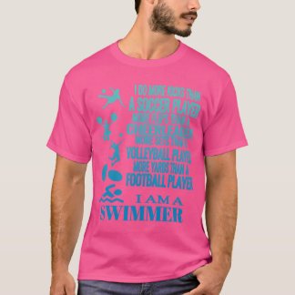 Ich bin ein Schwimmer T-Shirt Funny Swim Schwimmen