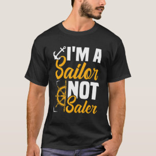 Ich bin ein Segelschiff ohne Segler Segelschiff T-Shirt
