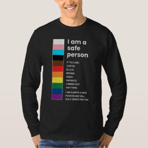 Ich bin ein sicherer Gay Pride für die LGBT-Person T-Shirt
