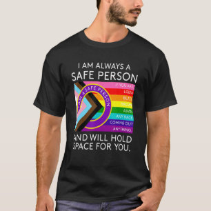 Ich bin ein sicherer Mensch und werde Platz für Si T-Shirt