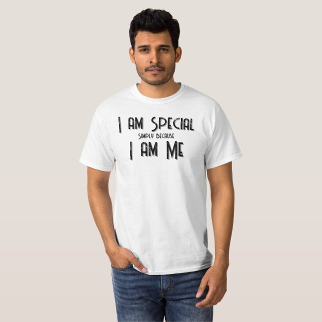 Ich bin ein Sonderling, ich bin ich T - Shirt (Vorne ganz)