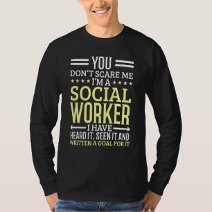 Ich bin ein Sozialarbeiter Beruf Profession Sozial T-Shirt