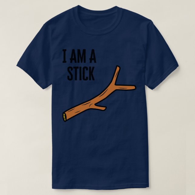 Ich bin ein Stick T-Shirt (Design vorne)