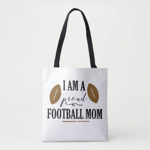 Ich bin ein Stolz Football Mama Tote Bag Tasche
