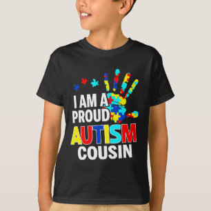Ich bin ein stolzer Autismus-Cousin Autismus-Bewus T-Shirt