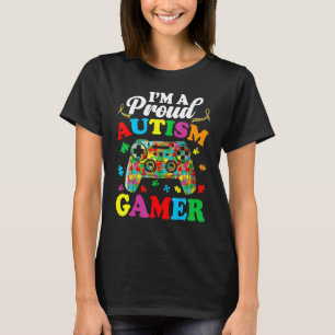Ich bin ein stolzer Autismus-Gamer-Kid-Junge autis T-Shirt