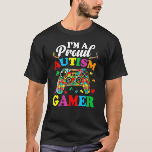 Ich bin ein stolzer Autismus-Gamer-Kid-Junge autis T-Shirt