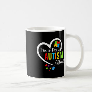 Ich bin ein stolzer Autismus Mimi Herz Autismus Be Kaffeetasse