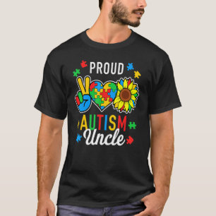 Ich bin ein stolzer Autismus-Onkel Autismus-Bewuss T-Shirt