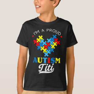 Ich bin ein stolzer Autismus Titi Autismus Awarene T-Shirt