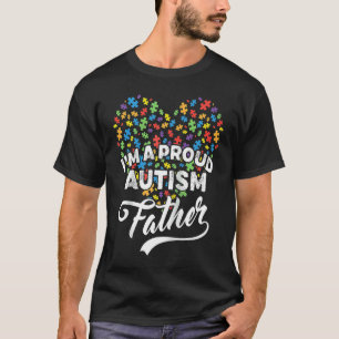 Ich bin ein stolzer Autismus-Vater Autismus-Puzzle T-Shirt