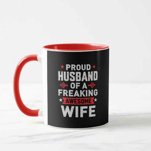 Ich bin ein stolzer Ehemann einer phantastischen E Tasse (Links)