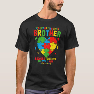 Ich bin ein stolzer großer Bruder Autismus-Bewusst T-Shirt
