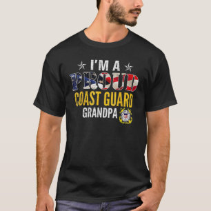 Ich bin ein stolzer Küstenwache, Großvater amerika T-Shirt