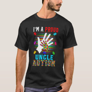 Ich bin ein stolzer Onkel Autismus Stolz Familie A T-Shirt
