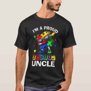 Ich bin ein stolzer Onkel mit Autismus Autismus-Be T-Shirt