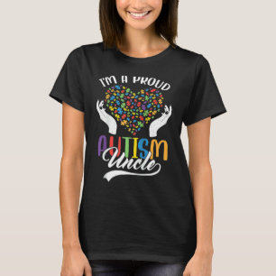 Ich bin ein stolzer Onkel mit Autismus Autismus-Pu T-Shirt