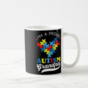 Ich bin ein stolzer Opa Autism Awareness Herz Auti Kaffeetasse