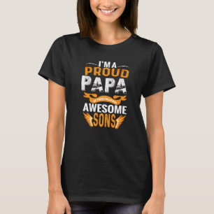 Ich bin ein stolzer Papa von drei furchenden Phant T-Shirt