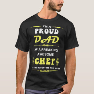 Ich bin ein stolzer Vater Koch Food Pirat Konditor T-Shirt