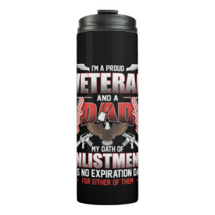 Ich bin ein stolzer Veteran und ein Vater   Patrio Thermosbecher