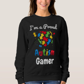 Ich bin ein stolzes Autismus Gamer Funny Kids Juge Sweatshirt