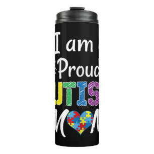 Ich bin ein stolzes Autismus-Mama-Shirt. Gute Gesc Thermosbecher