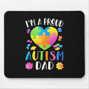 Ich bin ein stolzes Autismus-Vater Autismus-Bewuss Mousepad