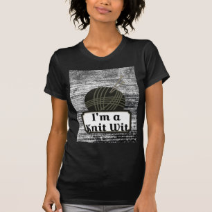 Ich bin ein Strick-Esprit: Ein kreatives Motiva T-Shirt