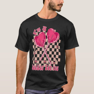 Ich bin ein Sucker für Sie Herz Candy Lollipop Val T-Shirt