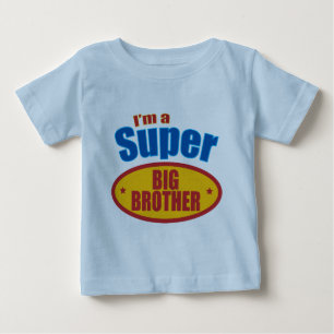 Ich bin ein supergroßer Bruder Baby T-shirt