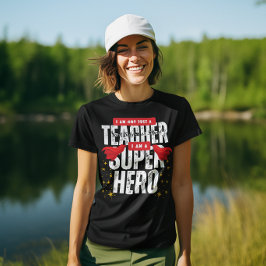 Ich bin ein Superheld Mathematik-Lehrer Anerkennun T-Shirt