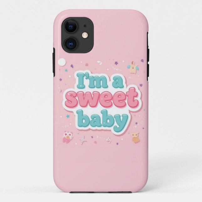 Ich bin ein Sweet Baby Pastel Mobile Case (Rückseite)