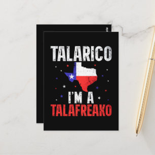 Ich bin ein Talafreako James Talarico 2026 Texas Postkarte