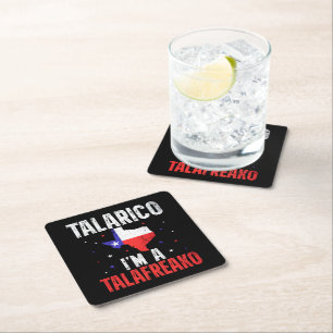 Ich bin ein Talafreako James Talarico 2026 Texas Rechteckiger Pappuntersetzer