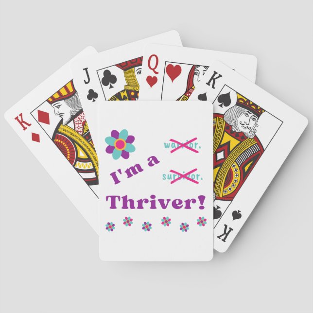 Ich bin ein Thriver! Spielkarten (Rückseite)