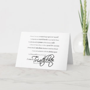 Ich bin ein Triathlete - Skript Karte