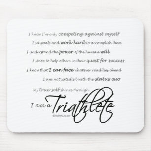 Ich bin ein Triathlete - Skript Mousepad