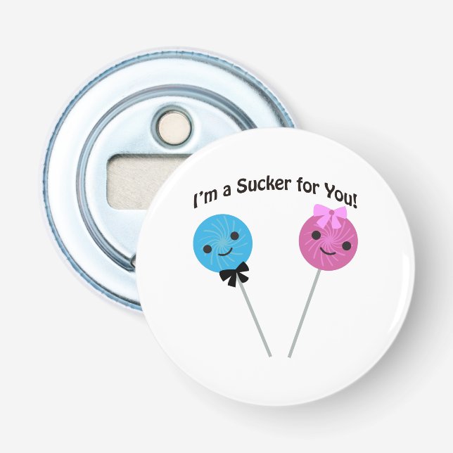 Ich bin ein Trottel für dich! Flaschenöffner (Vorderseite)