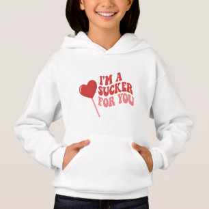 Ich bin ein Trottel für dich Lustiger Retro-Vale Hoodie