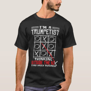 Ich bin ein Trumpetist, der außerhalb der Kiste de T-Shirt