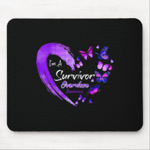 Ich bin ein Überdosis-Bewusstsein Lila Schmetterli Mousepad